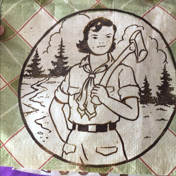 Vintage 1957 Girl Scout Manual, 6 Badges,Carry Bag - Picture 4 of 15